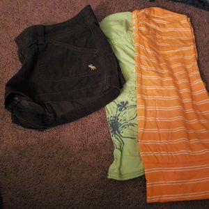 Abercrombie brown shorts